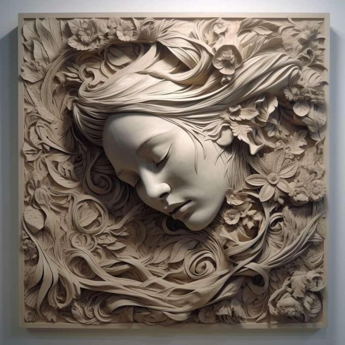 نموذج ثلاثي الأبعاد لآلة CNC 3D Art 